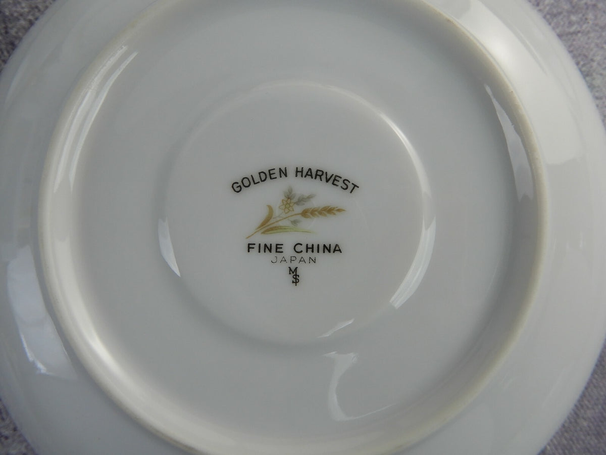 Set of 16 Pieces Golden Harvest Fine China Japan Cups,Saucers,B/B,Dessert Plates