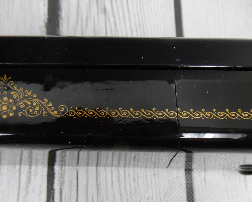 Russian Lacquer Box Kholui Jewelry Trinket Hand Painted Box