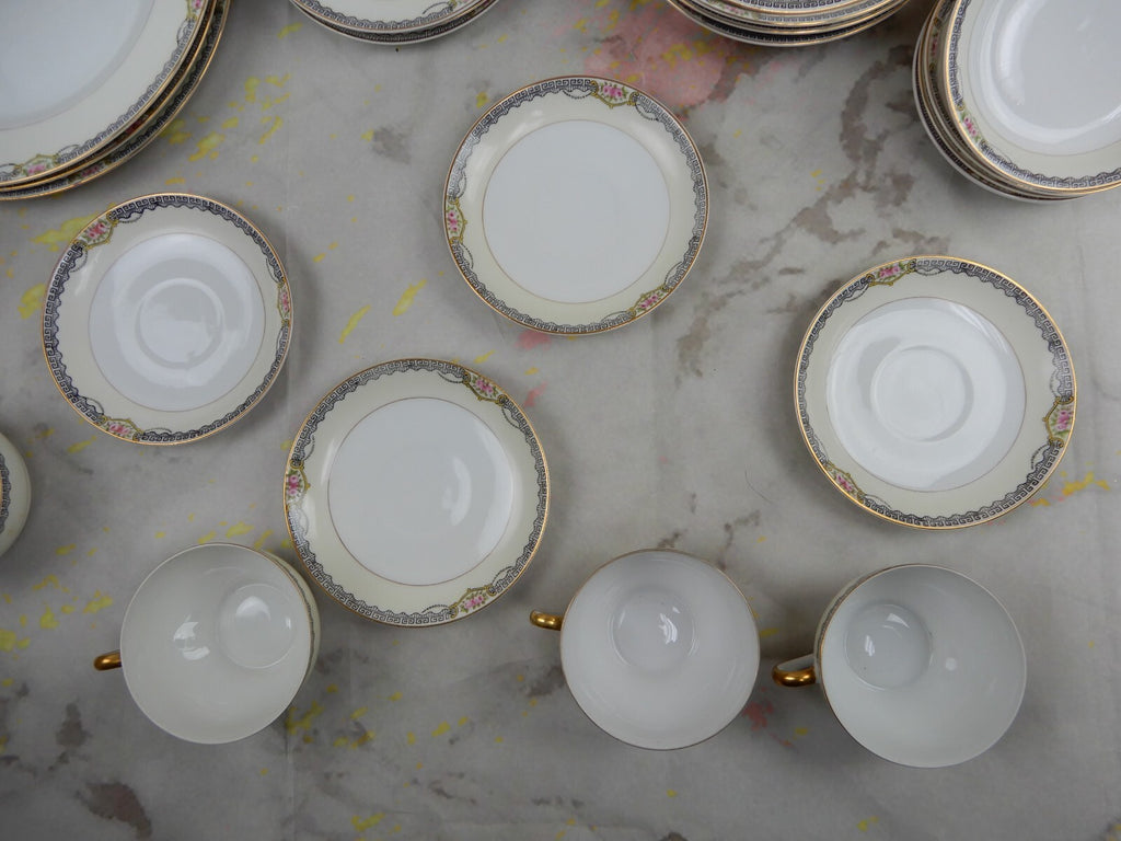 Vintage 24 Piece  Noritake "DEERLODGE" China~ 4 Place Setting