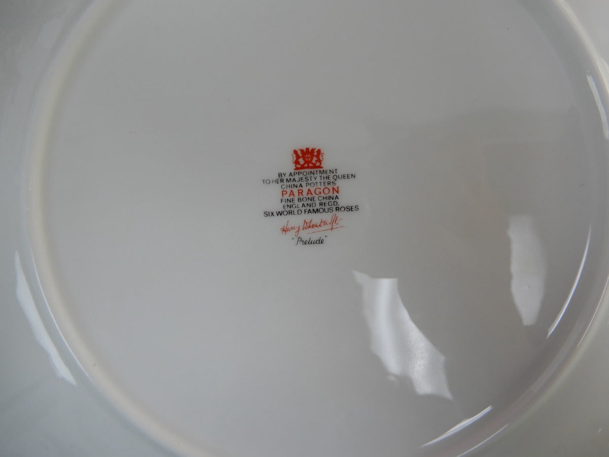 Paragon Harry Wheatcroft "Six World Famous Roses"Cake Tray,Sugar Bowl & Creamer