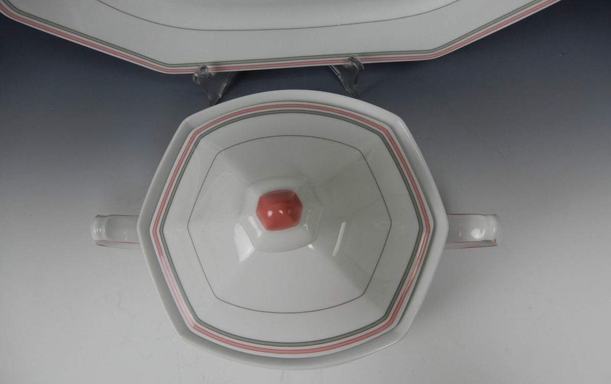Winterling Marktleuthen Bavaria Decor Spülmaschinenfest Platter, Lidded Bowl