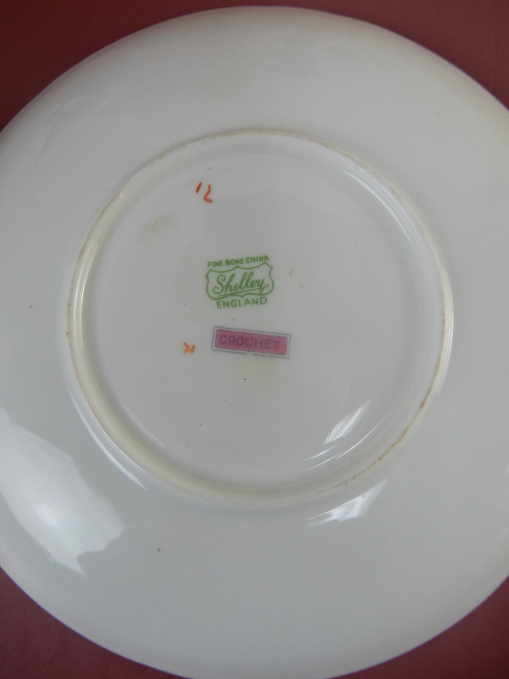 Vintage Shelley "Crochet " 13302 Pattern Tea Cup & Saucer