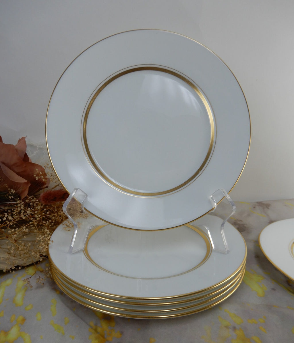 Vintage Oxford by Lenox USA Andover  Bone China. Set of 6 Salad Plates