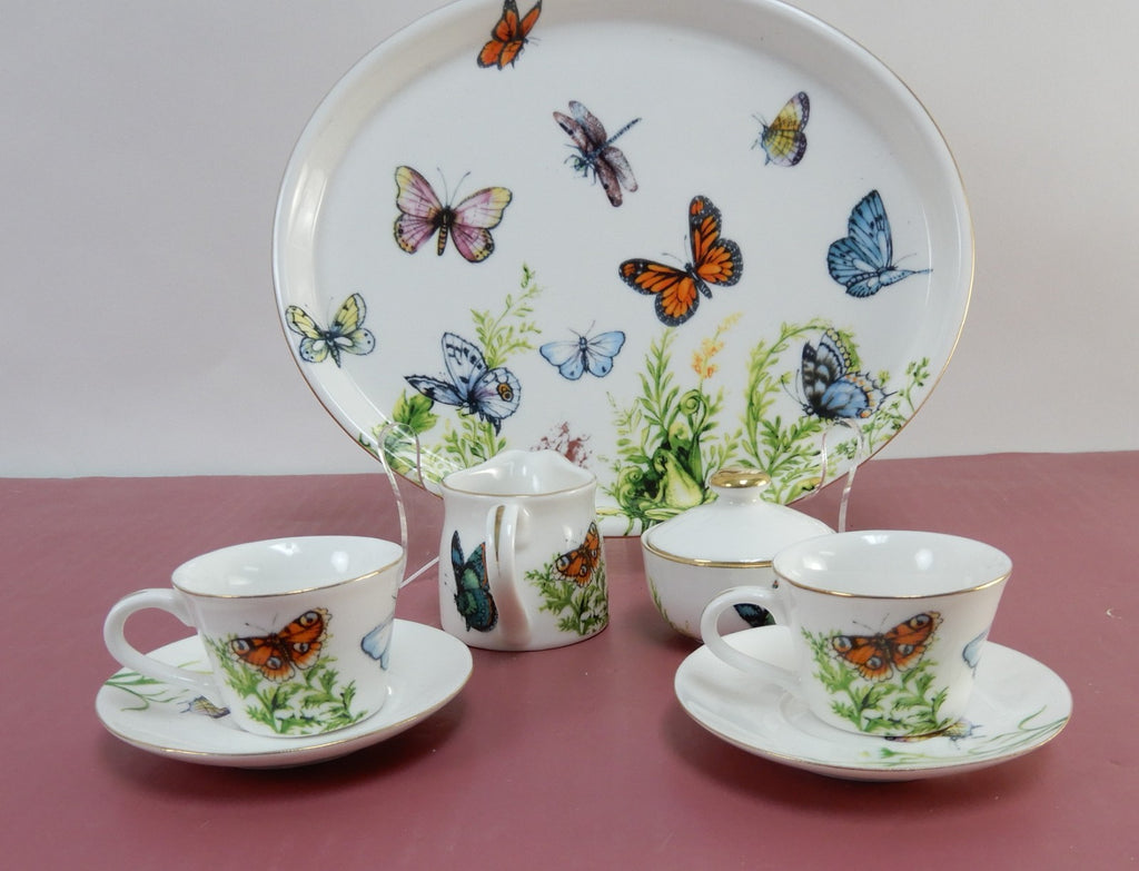 Vintage Burton and Burton Wings of Grace Children’s Porcelain Tea Set.