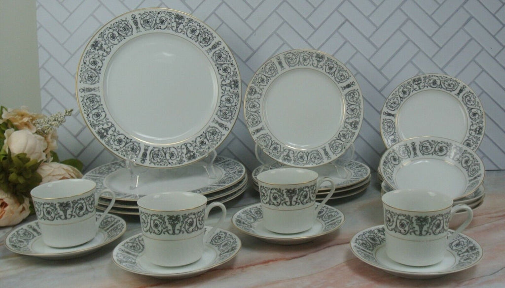 24 Pieces 6-Piece 4 Place Setting Coventry Fine China Japan "Laurent" Pattern