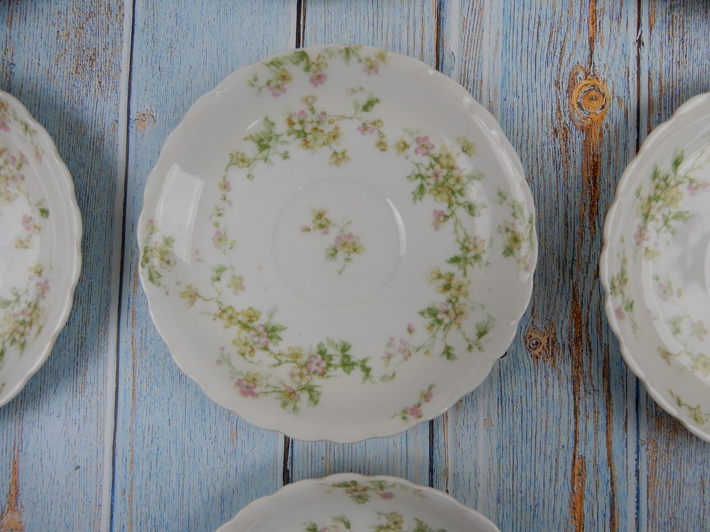 Lot of 8 Saucers  SCHLEIGER 74, Haviland & Co France Saucer 5-3/8"