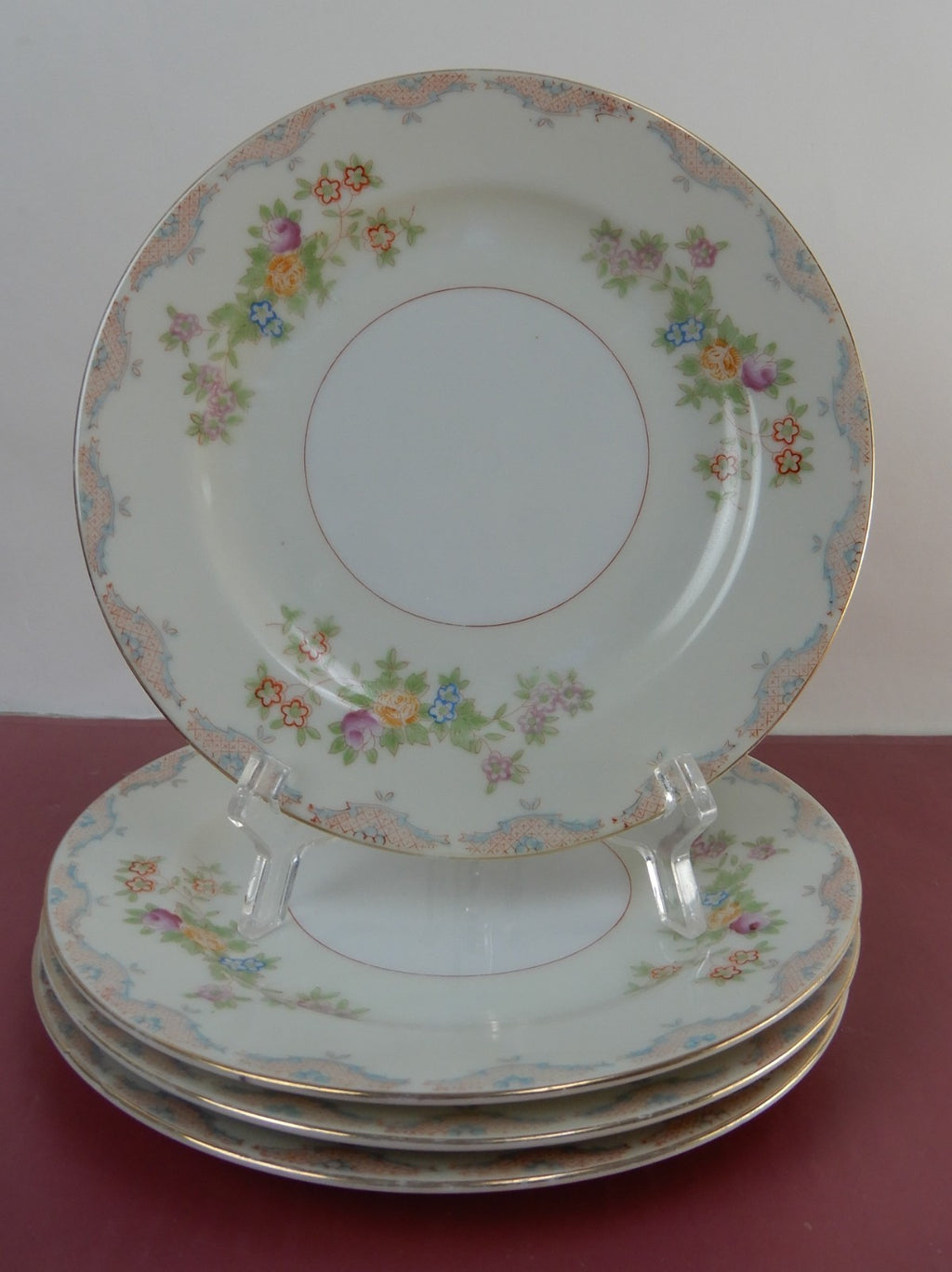 Vintage Set of 5 "Mayfair China" Made in Japan Salad Plates