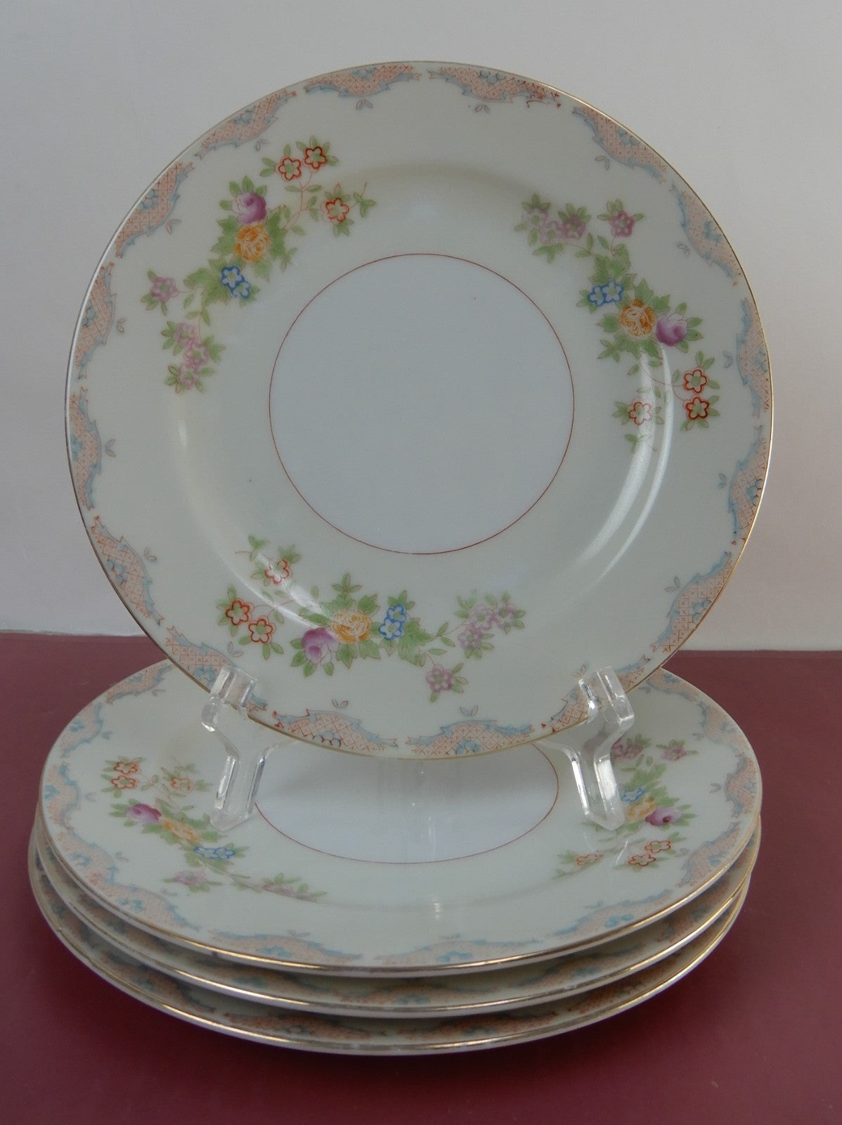 Vintage Set of 5 "Mayfair China" Made in Japan Salad Plates
