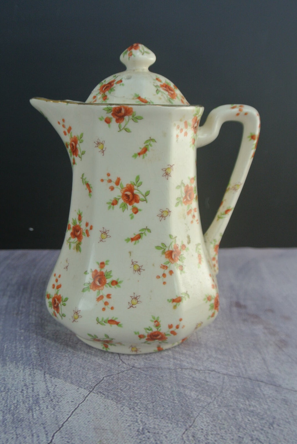 Vintage 3 Piece Floral Tea Set By MM by Moriyama Morimachi Japan
