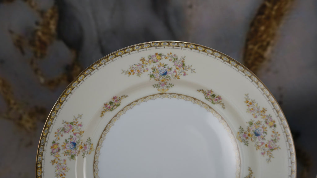 28 Pc  Seven-Piece 4 Place Setting Royal Embassy China "Fresno" Pattern