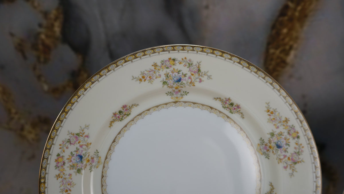 28 Pc  Seven-Piece 4 Place Setting Royal Embassy China "Fresno" Pattern