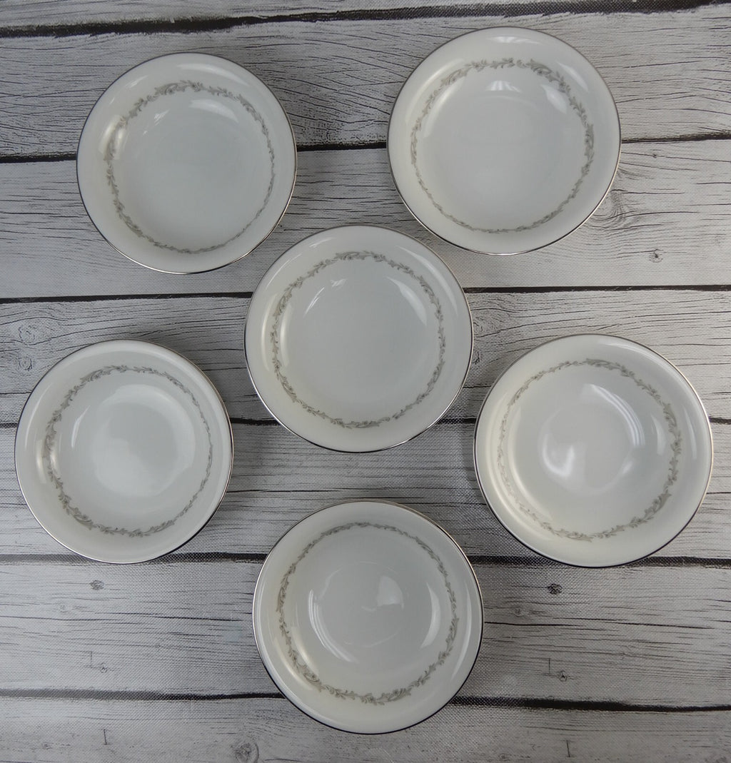 Six (6) Dessert Bowls Noritake China 6013 Crestmont Japan 5-/2"