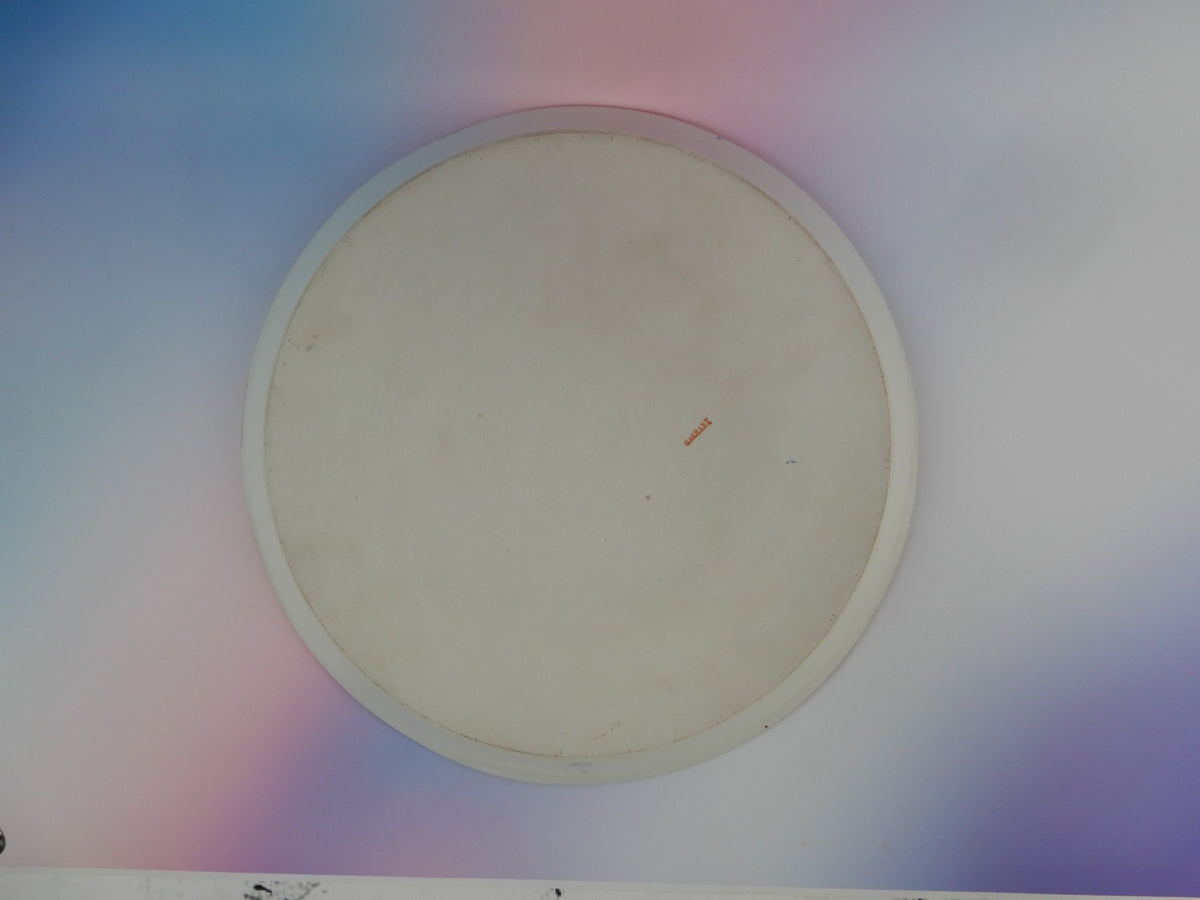 Vintage German Blue Forget Me Not  Hand Painted Round 12-1/4" Cake Platter