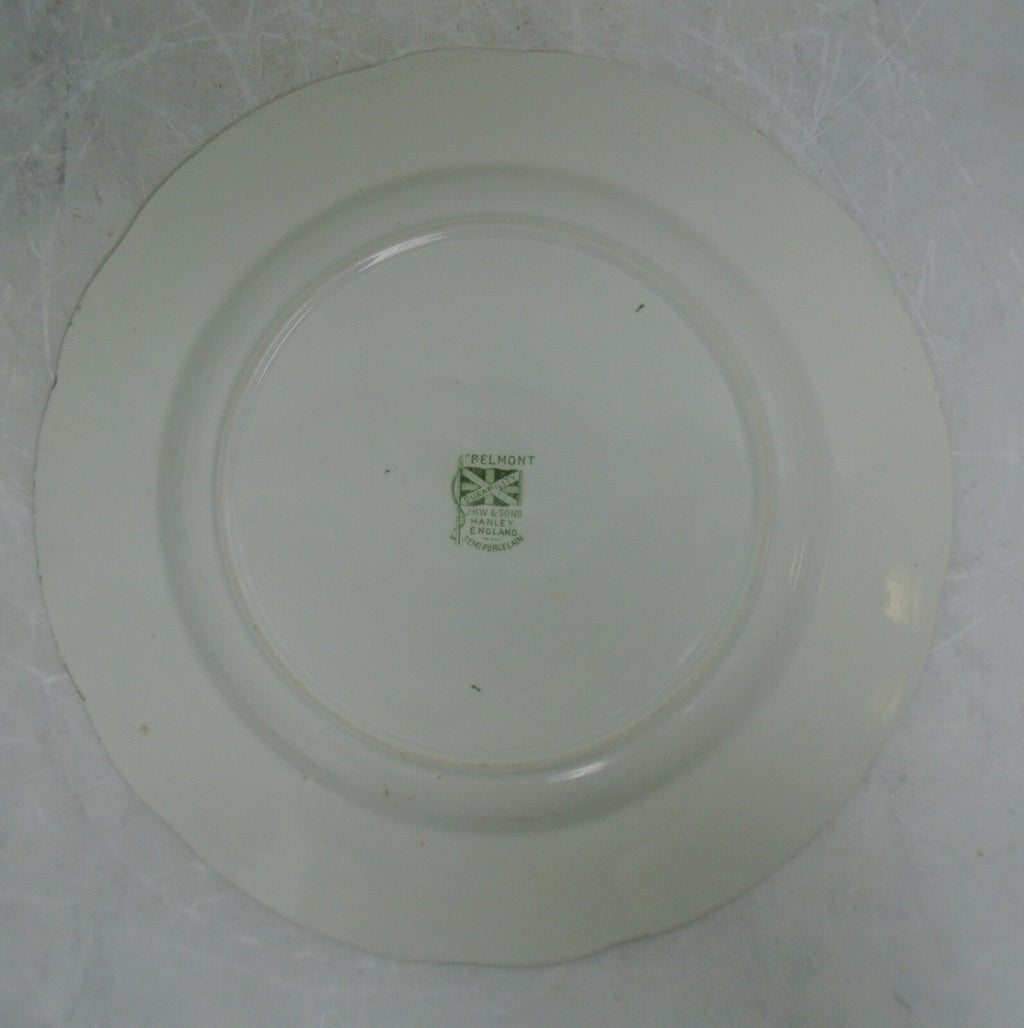 Set of 3 Antique Belmont J.H.W & Sons England Dinner Plates 'B'