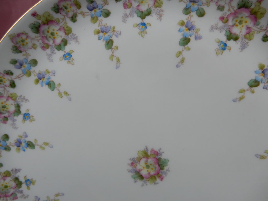 Vintage Cauldon England Potters to her Majesty 10-3/4" Cake Plate