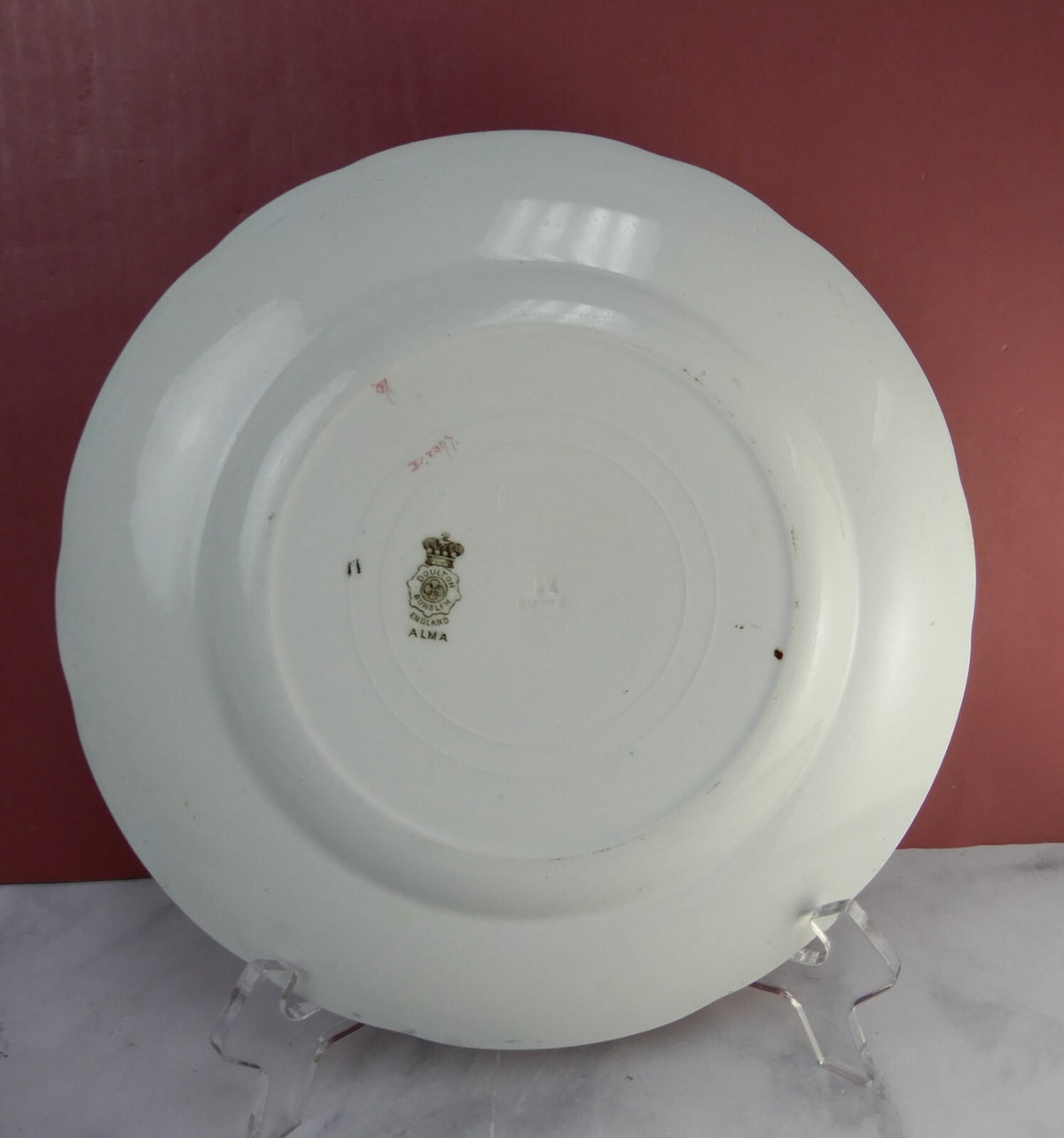 Antique Doulton Burslem ALMA Hunting Thomson Plate 10-1/4" Diameter D.2397