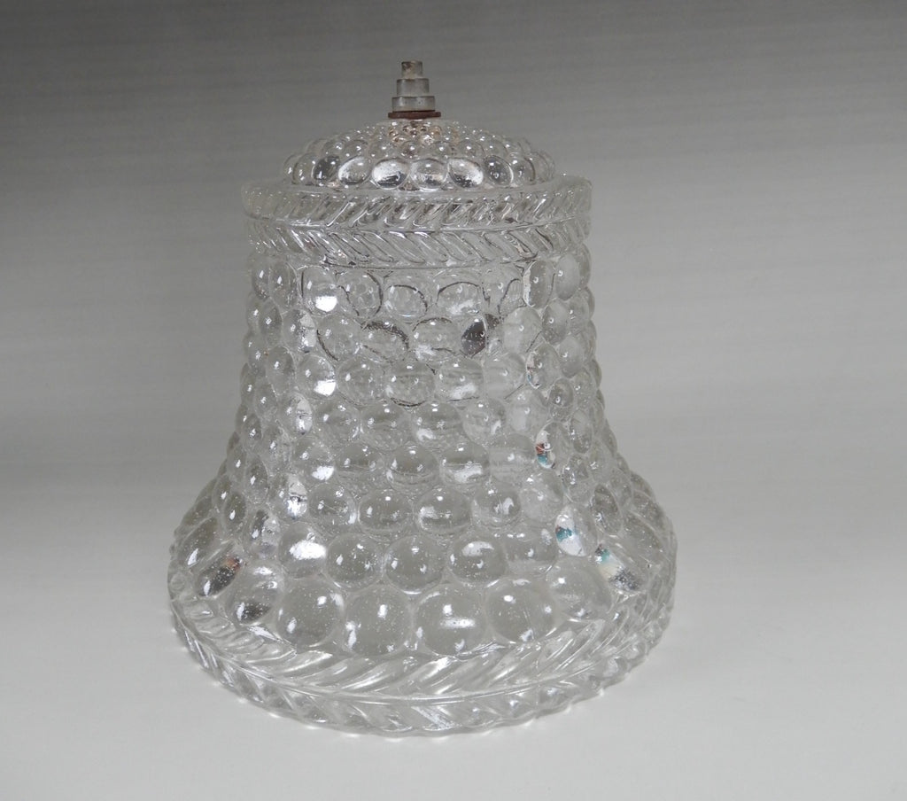 Bubbles Clear Glass Lamp Light Fixture Shade Hobnail w/Light Bulb Clip Adapter