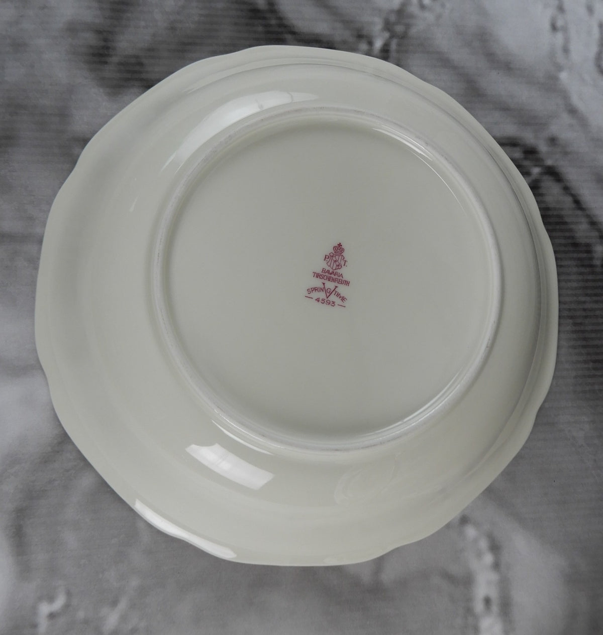 Vintage Set of 3 Pc. 2 Platters One Vegetable Bowl Tirschenreuth Springtime