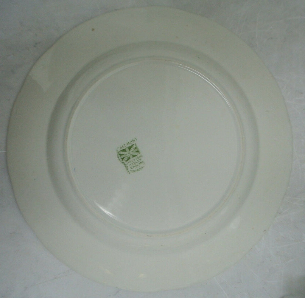Set of 3 Antique Belmont J.H.W & Sons England Dinner Plates 'B'