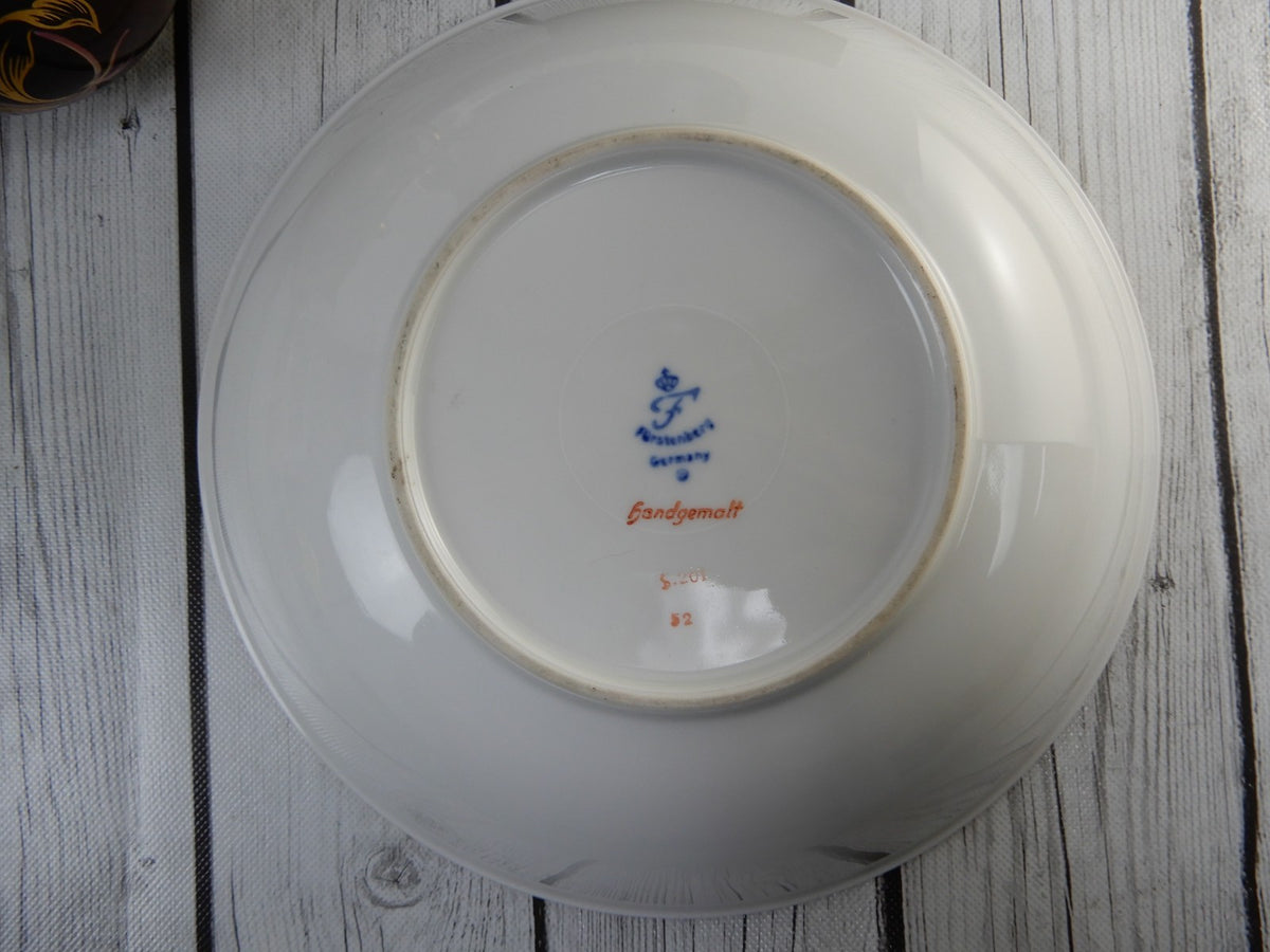 Furstenberg Germany Dinnerware Set: Platter, Sugar, Creamer, Veg & Gravy