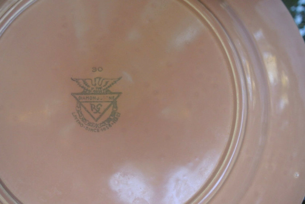 Diamondstone Laveno 12-1/2"  Platter with Flowers Made in Italy