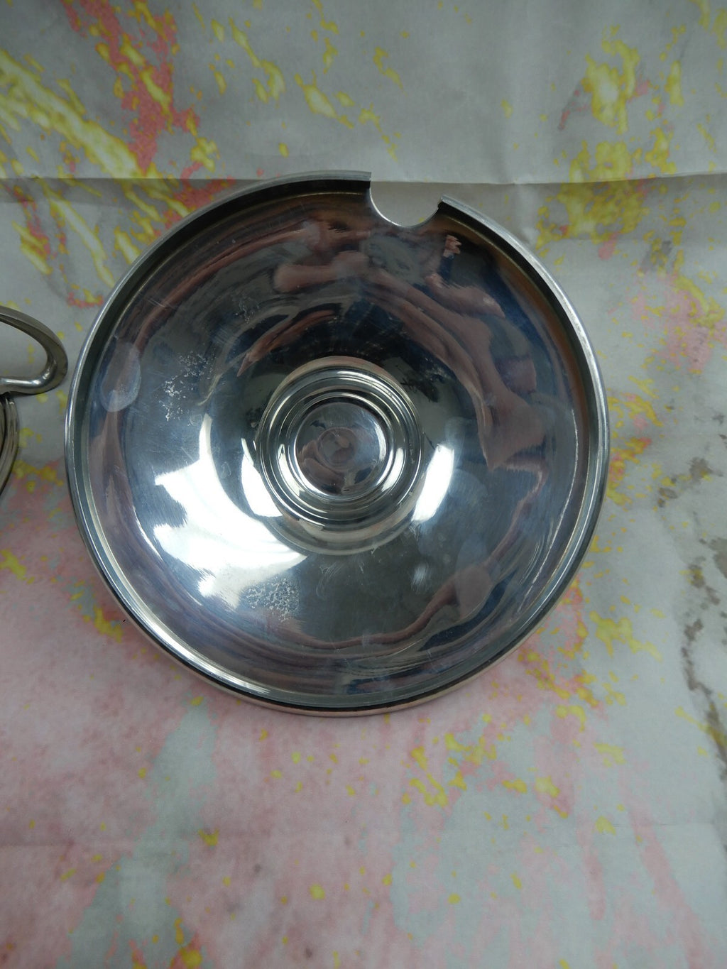 Vintage Boardman Colonial Pewter Tureen/Grog Bowl W/Lid No Ladle