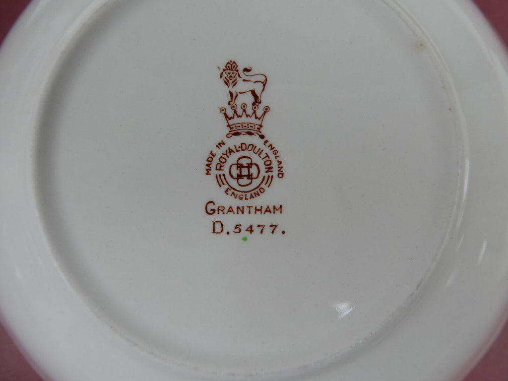 Vintage Royal Doulton England Grantham Dinner,Luncheon,Saucer Plates,Fruit Bowl
