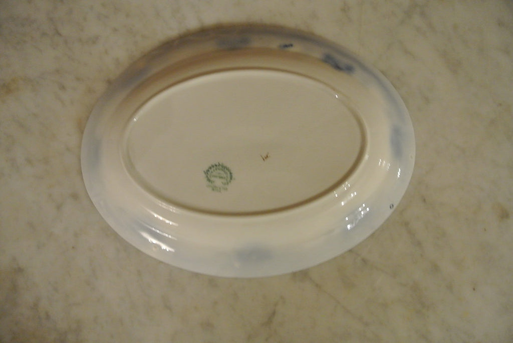 Antique W H Grindley Idris / The Olympic Pattern 9-3/4" Long Oval Platter