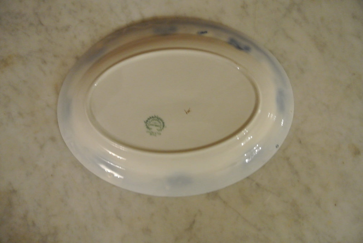 Antique W H Grindley Idris / The Olympic Pattern 9-3/4" Long Oval Platter