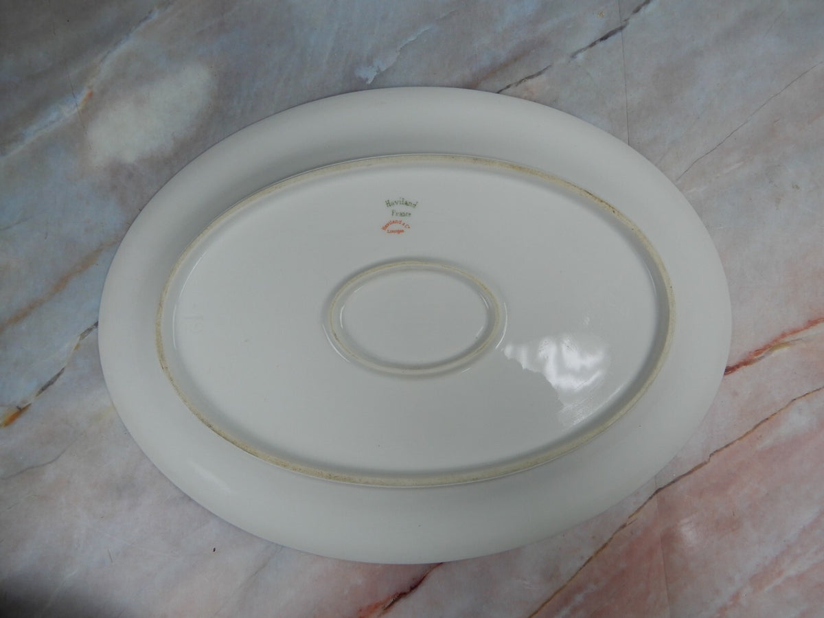 Set of 3 Vintage Platters Haviland Limoges Schleiger 61l Pattern