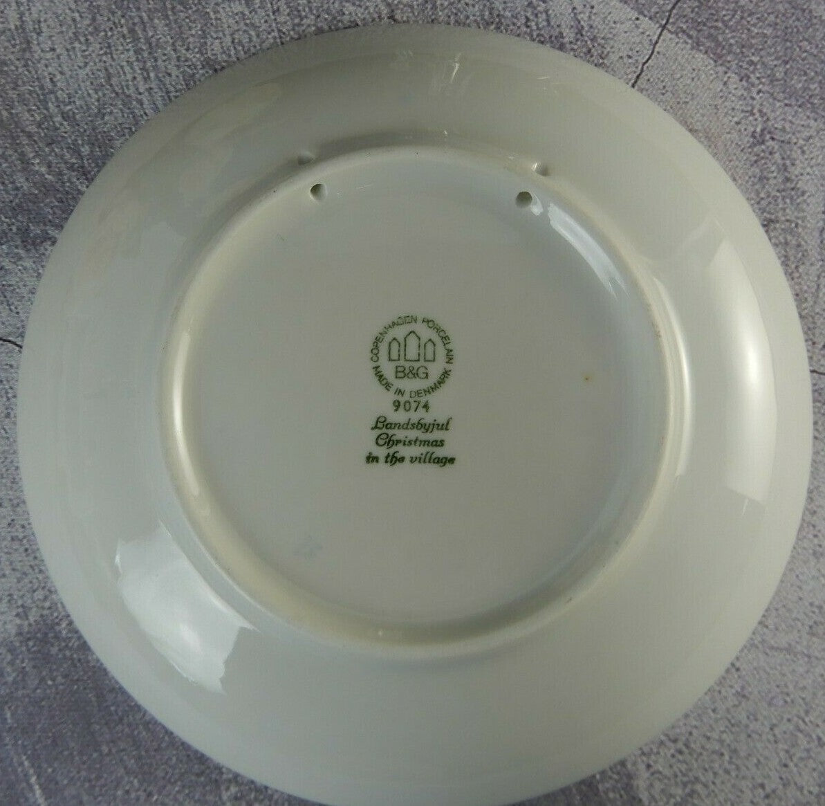 Set Of 5 Bing & Grondahl 1969, 1972-1975 Annual Christmas Decorative Plates