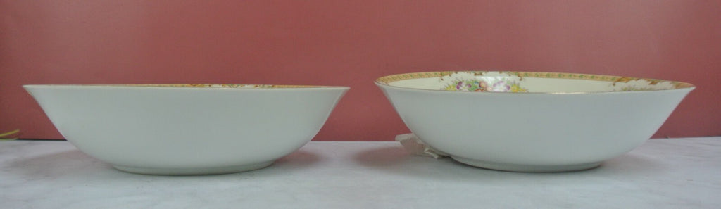 Vintage Diamond Made in Japan Hand Painted Vegetble Bowls