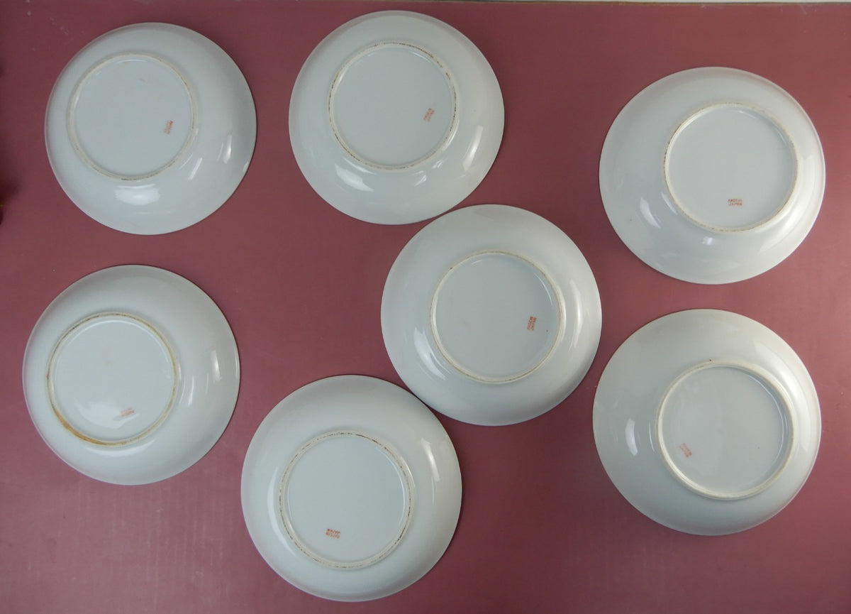 Vintage Set of 7 "Mayfair China" Made in Japan Soup Bowls