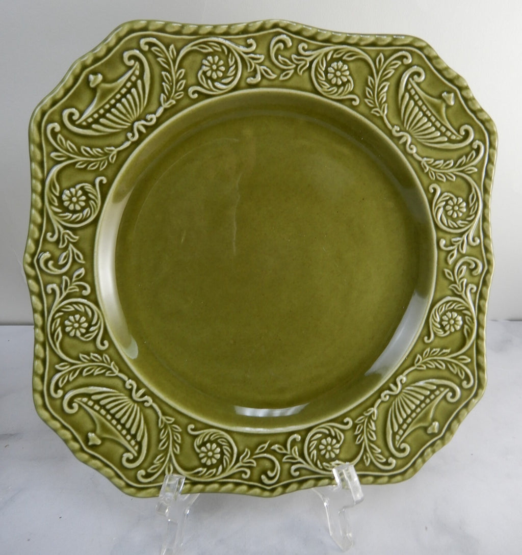 Vintage 5 Canonsburg Pottery Regency Ironstone Green Replacement Pieces
