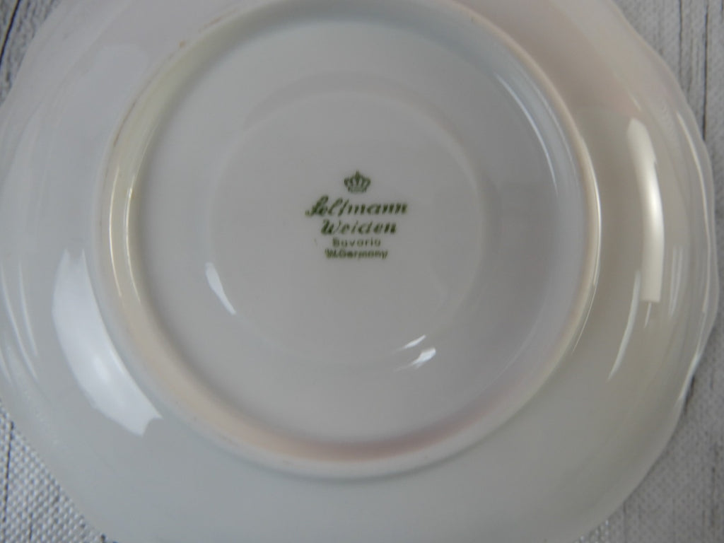 Seltmann Weiden Bavaria West Germany Theresia White Flat ~ 6 of Cups and Saucers