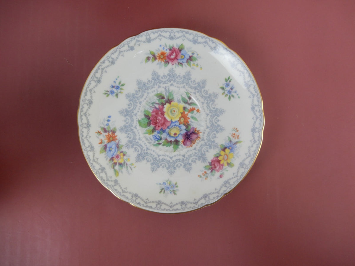 Vintage Shelley "Crochet " 13302 Pattern Tea Cup & Saucer