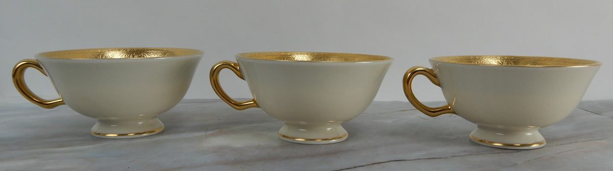 Set of 3 Vintage Lenox Westchester Replacemet Cups NO SAUCERS